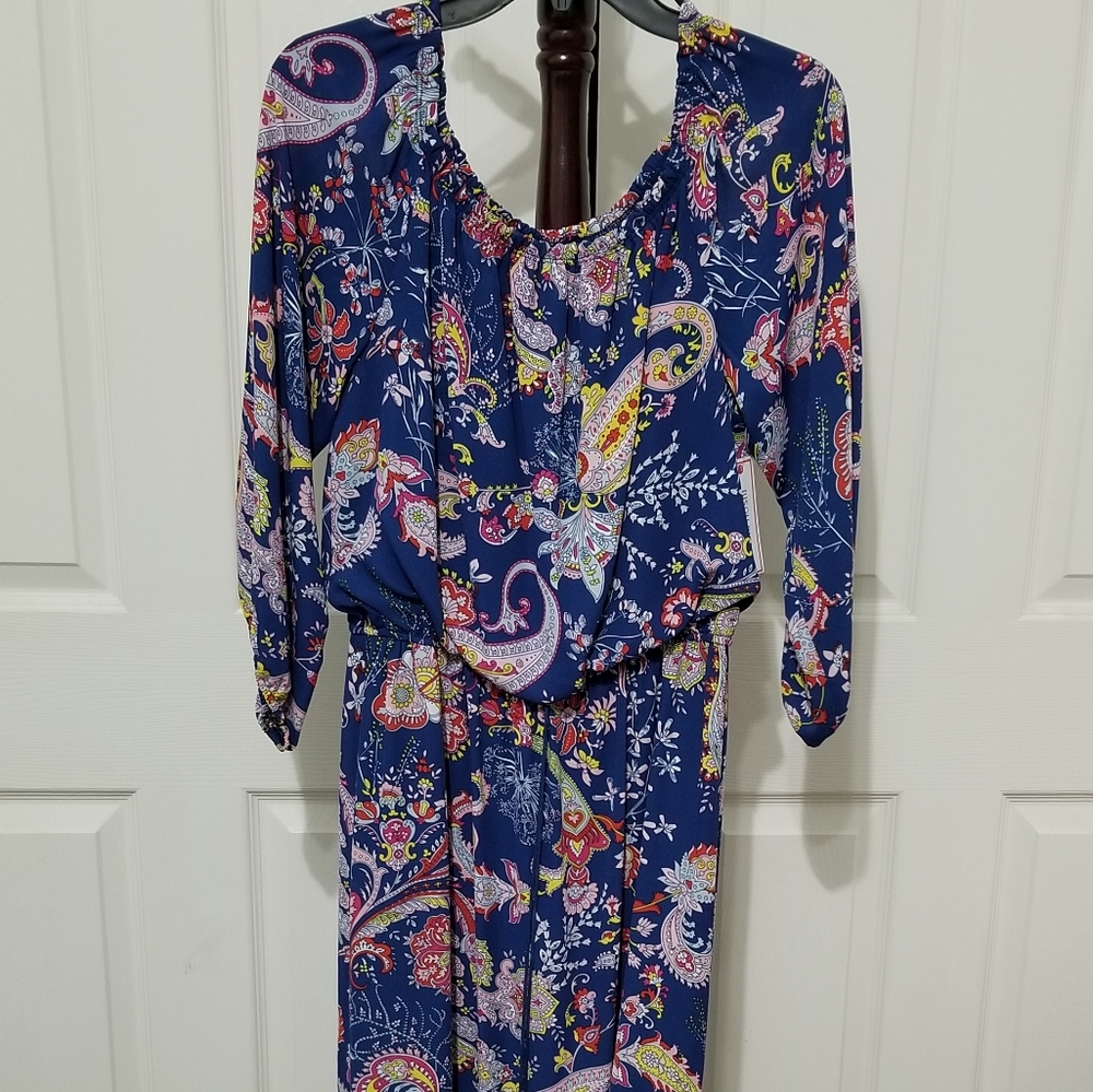 Off the shoulder maxi dress